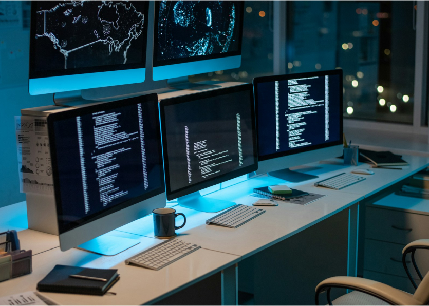screens showing code for managed services concensus pittsburgh